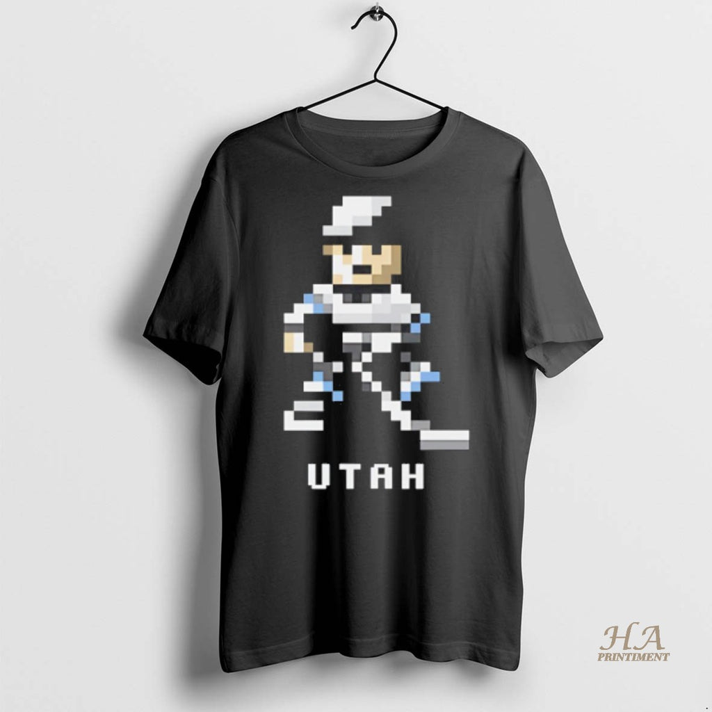 Official Utah Mammoth Hockey 8 Bit Retro Baller Shirt