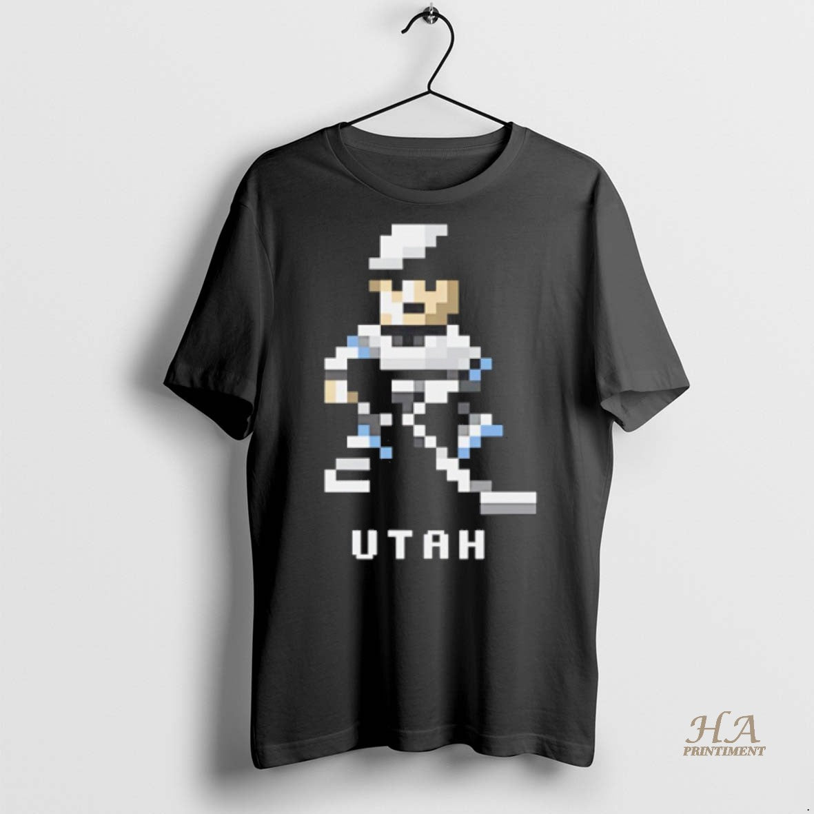 Official Utah Mammoth Hockey 8 Bit Retro Baller Shirt