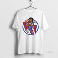 Official Vj Edgecombe Philadelphia 76ers Basketball Player Caricature