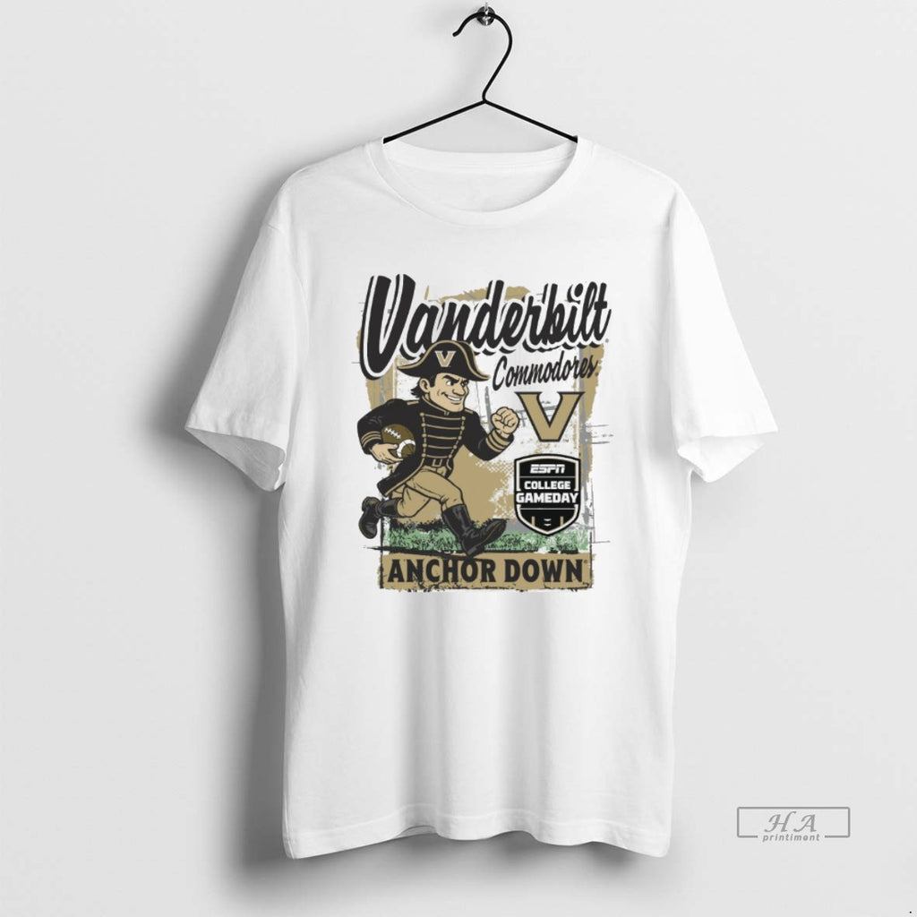 Official Vanderbilt Commodores 2025 College Gameday Anchor Down