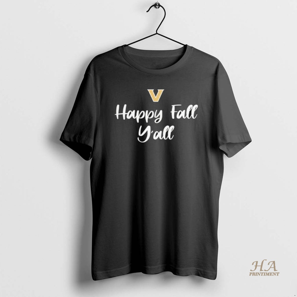 Official Vanderbilt Commodores Happy Fall Yall
