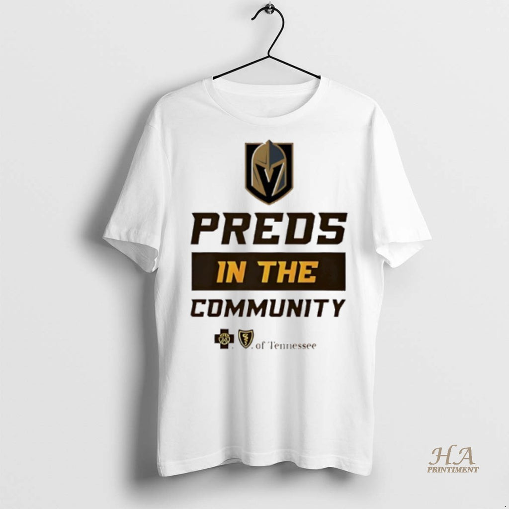 Official Vegas Golden Knights Preds In The Community Shirt