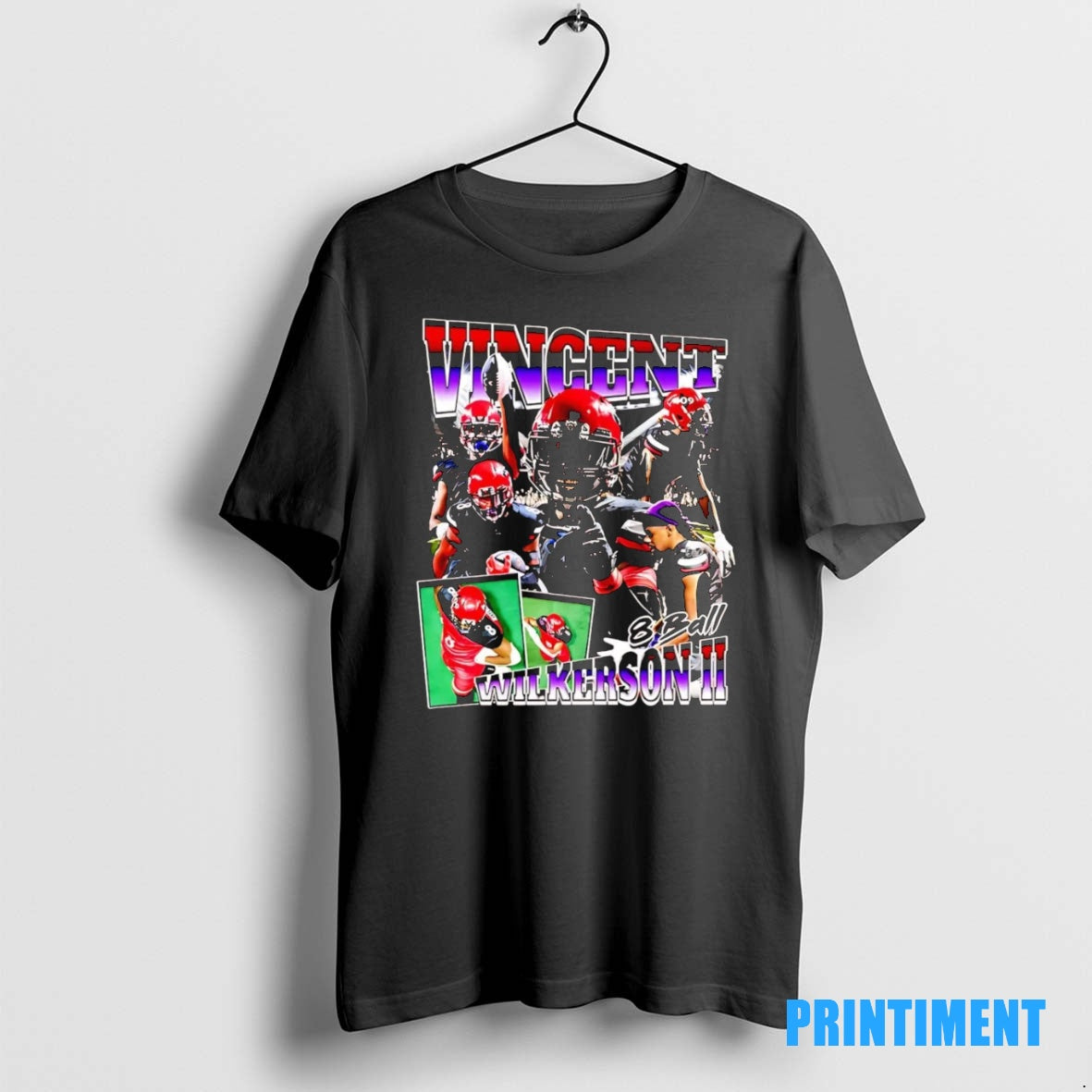 Official Vincent Wilkerson Ii 8 Ball Picture Collage Tee Sweater