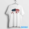 Official Vintage Buffalo American Flag Bison Patriotic Gift Tee Sweater