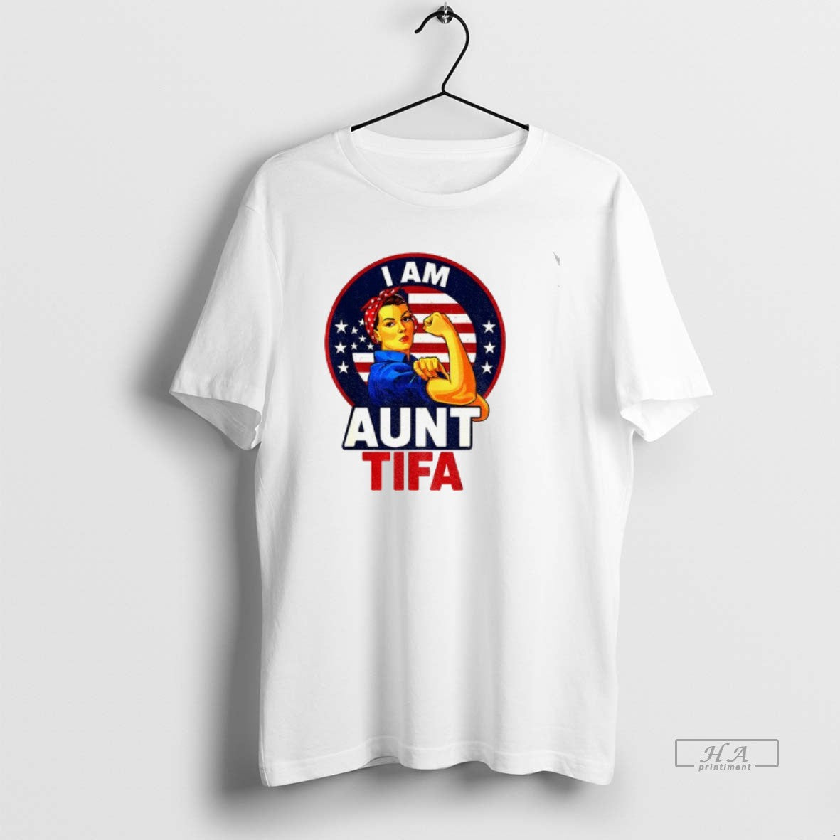 Official Vintage I Am Aunt Tifa Feminist Graphic