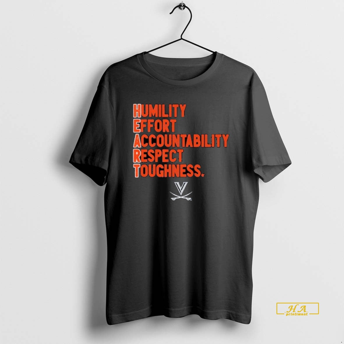 Official Virginia Cavaliers Uva Heart Humility Effort Accountability Respect Toughness