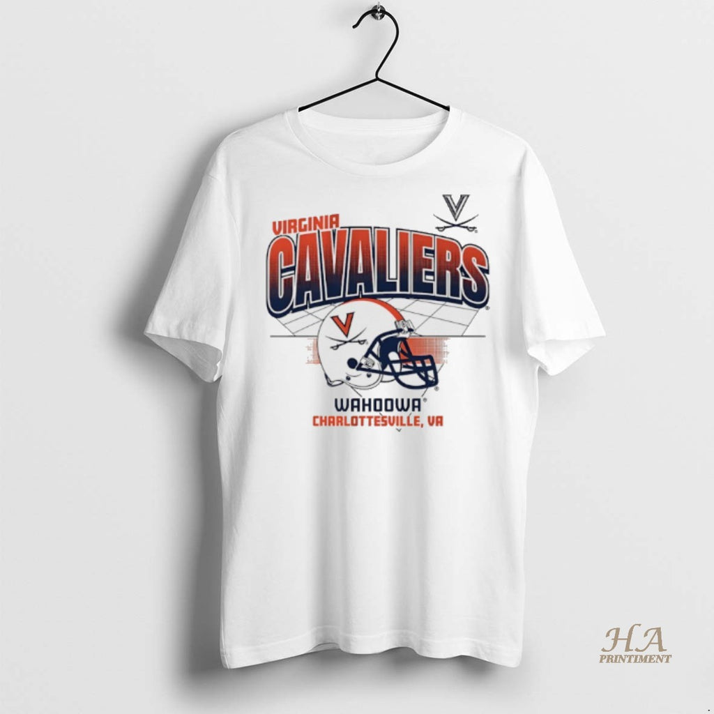 Official Virginia Cavaliers Football Wahoowa Helmet Grid Shirt