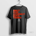 Official Virginia Cavaliers Heart Humility Effort Accountability Respect Toughness Shirt