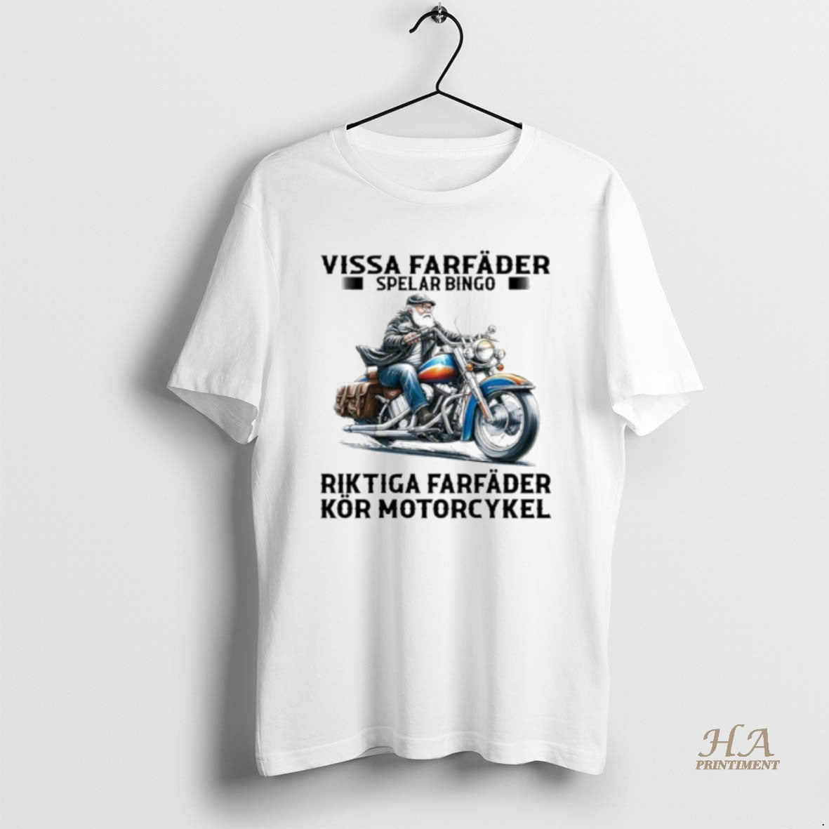 Official Vissa Forfader Spelar Bingo Riktiga Forfader Kor Motorcykel