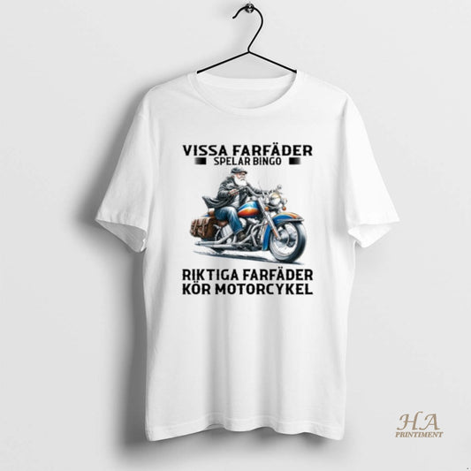 Official Vissa Forfader Spelar Bingo Riktiga Forfader Kor Motorcykel
