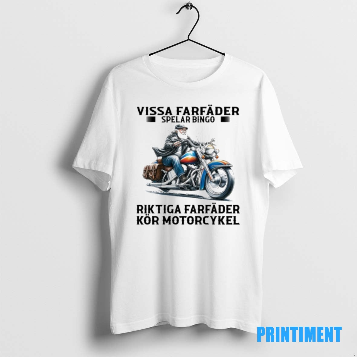 Official Vissa Forfader Spelar Bingo Riktiga Forfader Kor Motorcykel Tee Sweater