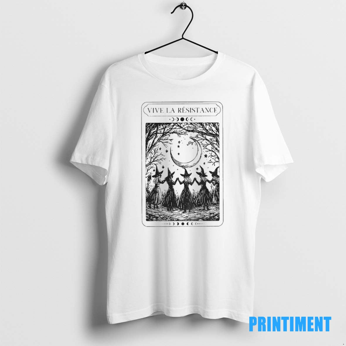 Official Vive La Resistance Spooky Feminist Anti Patriarchy Halloween Tarot Card Tee Sweater