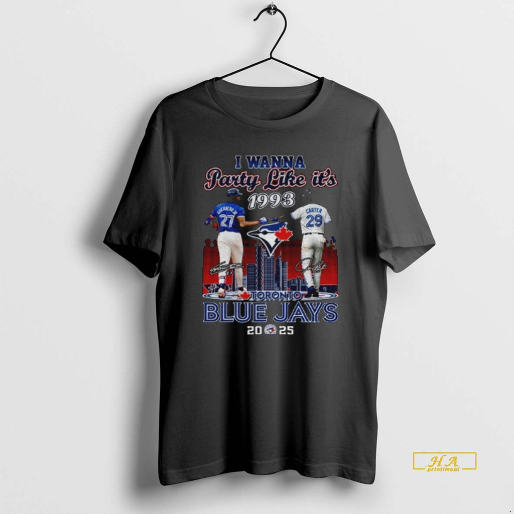 Official Vladdy Vs Carter I Wanna Party Like Its 1993 Toronto Blue Jays 2025