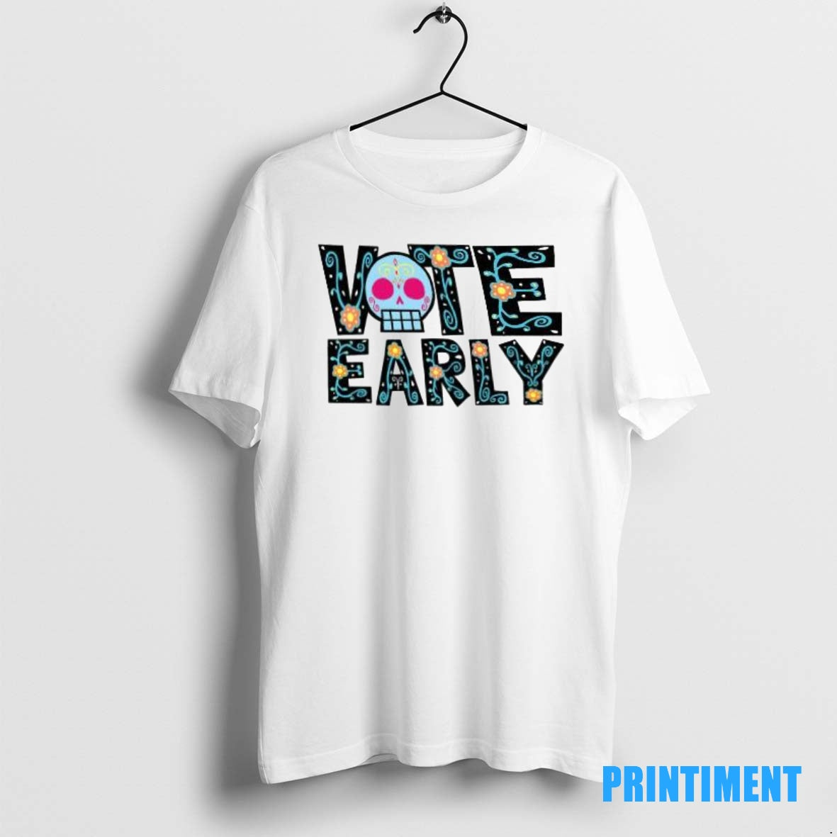 Official Vote Early Brocade Flowers Tee Sweater