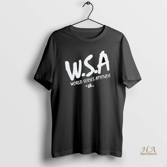 Official W S A World Series Attitude Los Angeles Dodgers