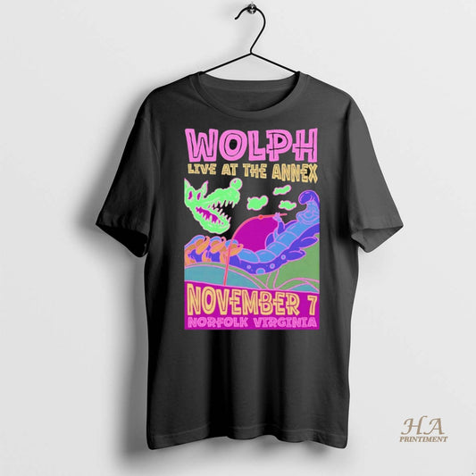 Official Wolph Live At The Annex In Norfolk Va On Nov 7 2025 Shirt