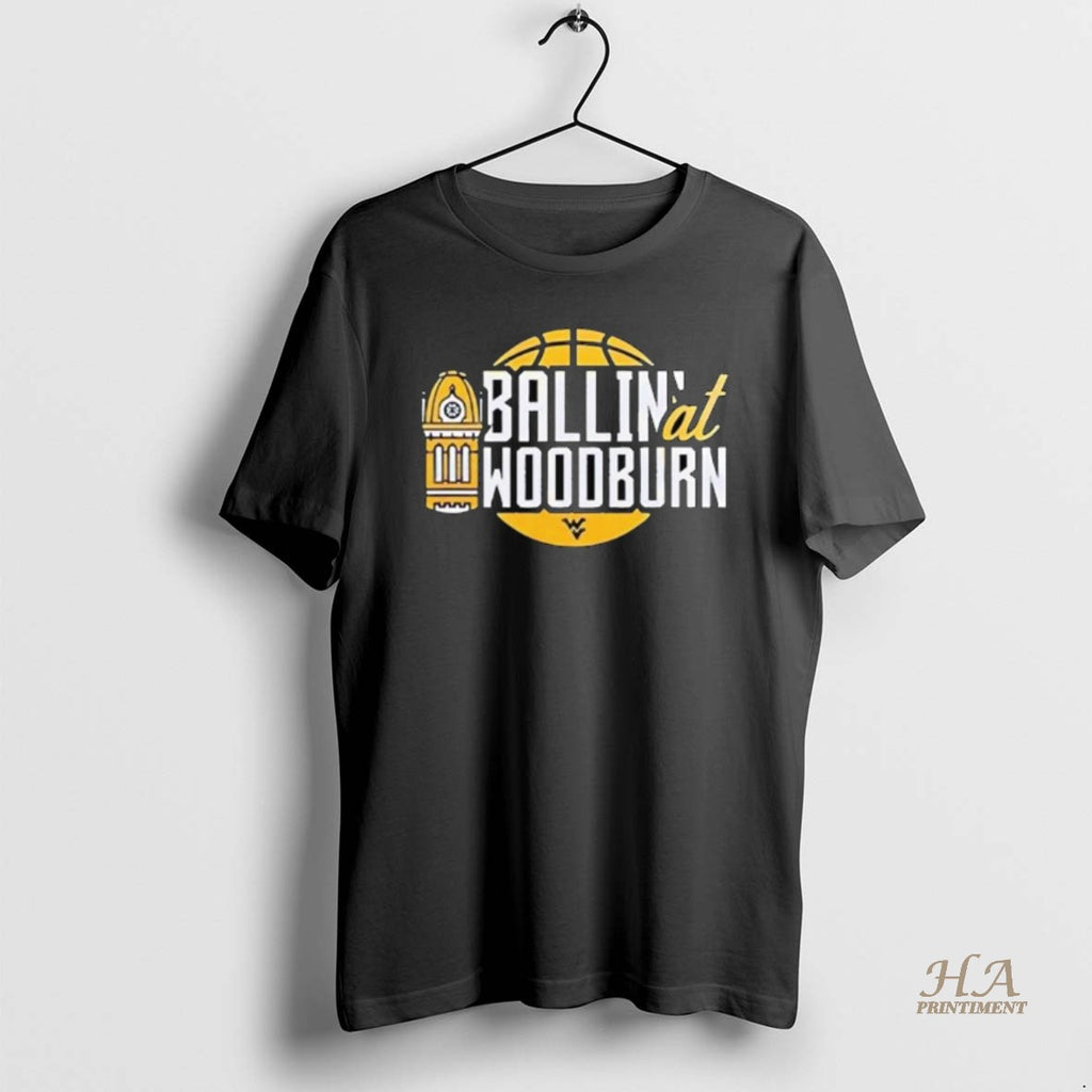 Official Wvu West Virginia Mountaineers Ballin At Woodburn Long Sleve