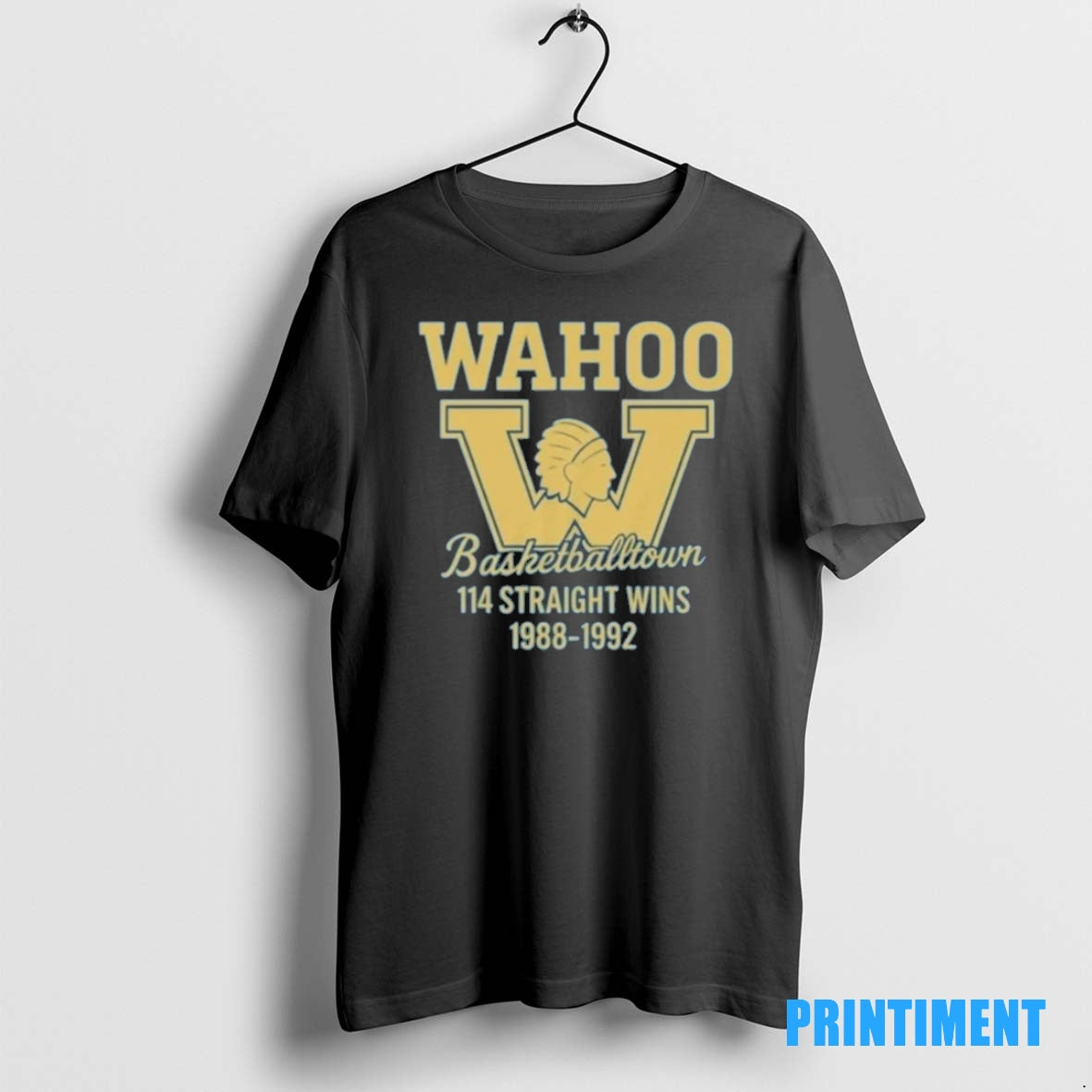 Official Wahoo Basketball Town 114 Straight Wins 1988 1992 Tee Sweater