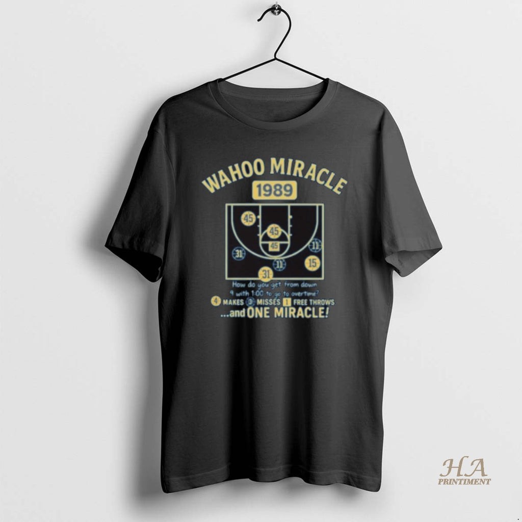 Official Wahoo Miracle 1989 4 Makes 3 Misses 1 Free Throws And One Miracle