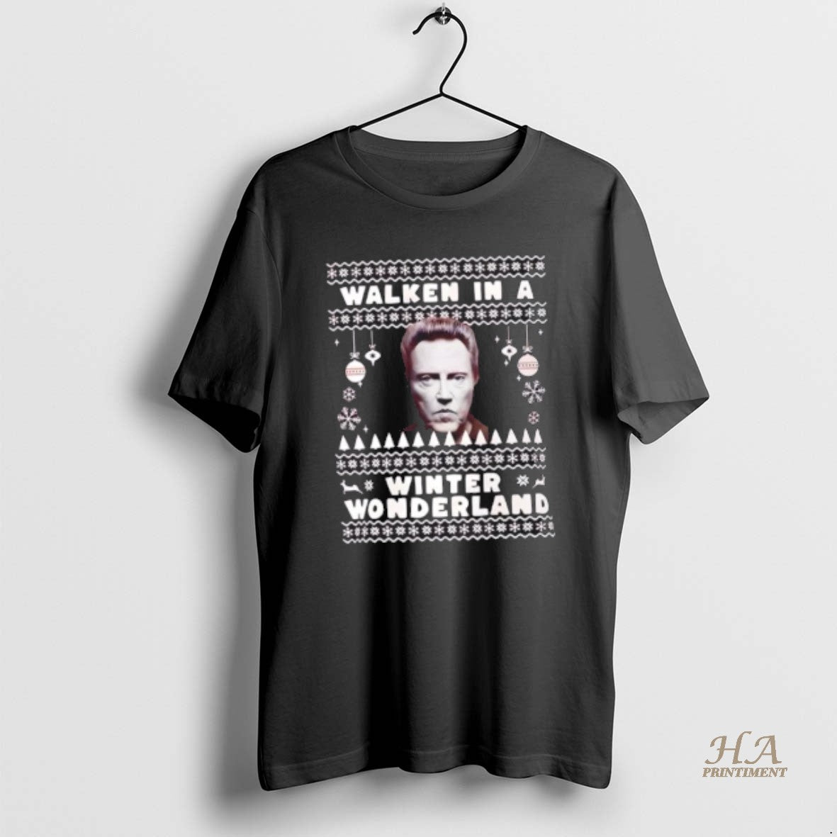 Official Walken In A Winter Wonderland Xmas Christmas
