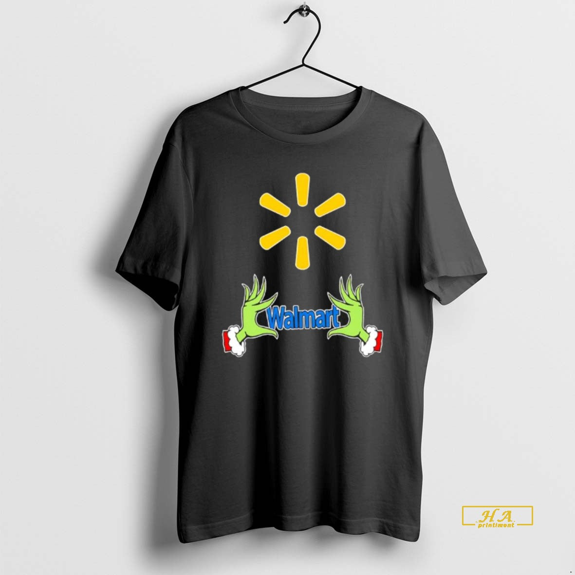 Official Walmart X Grinch Hands Merry Christmas