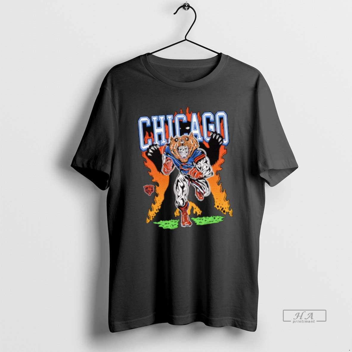 Official Warren Lotas X Rushing Chicago Bear Skeleton