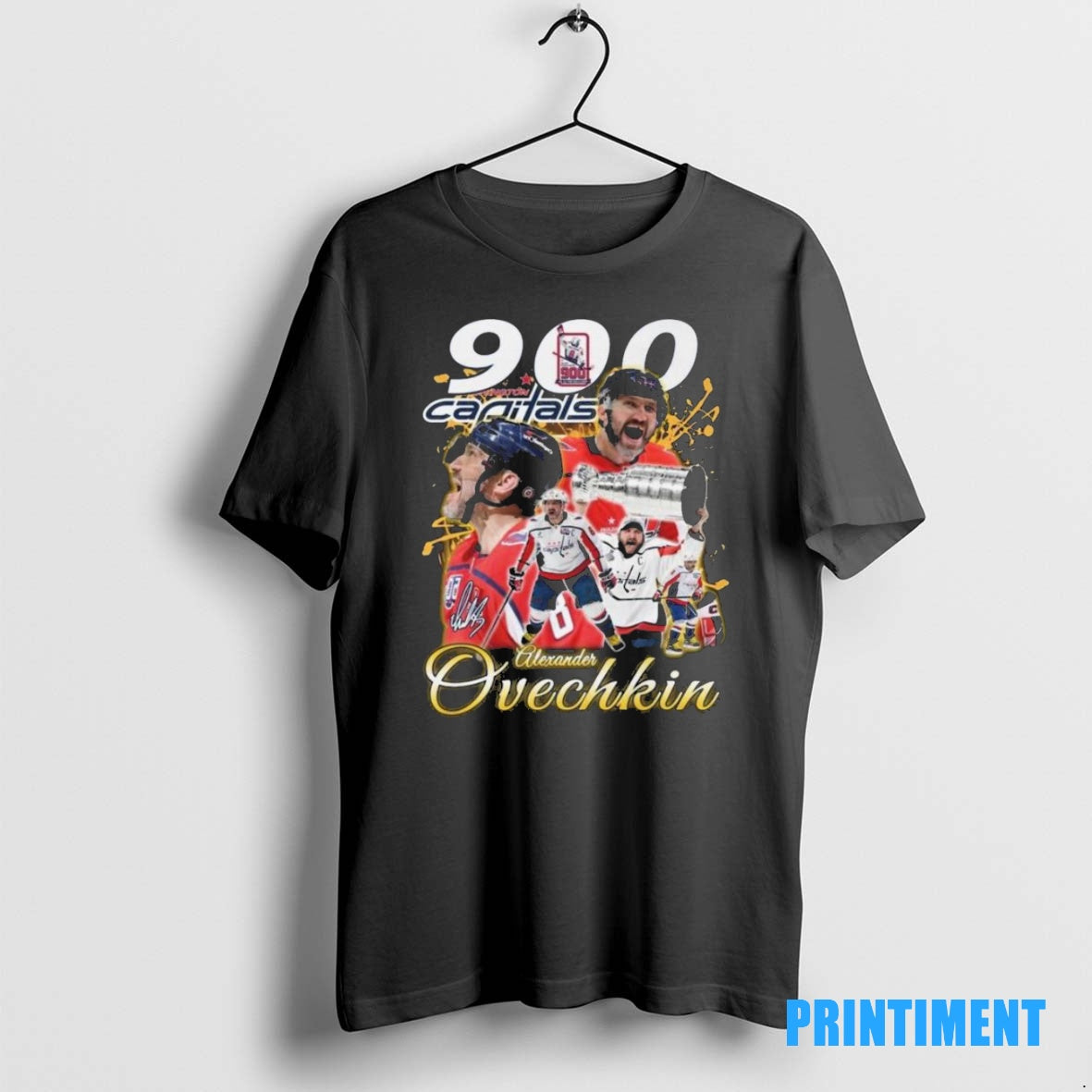 Official Washington Capitals Alexander Ovechkin 900 Goals Tee Sweater