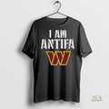 Official Washington Commanders I Am Antifa Against Fascism Shirt