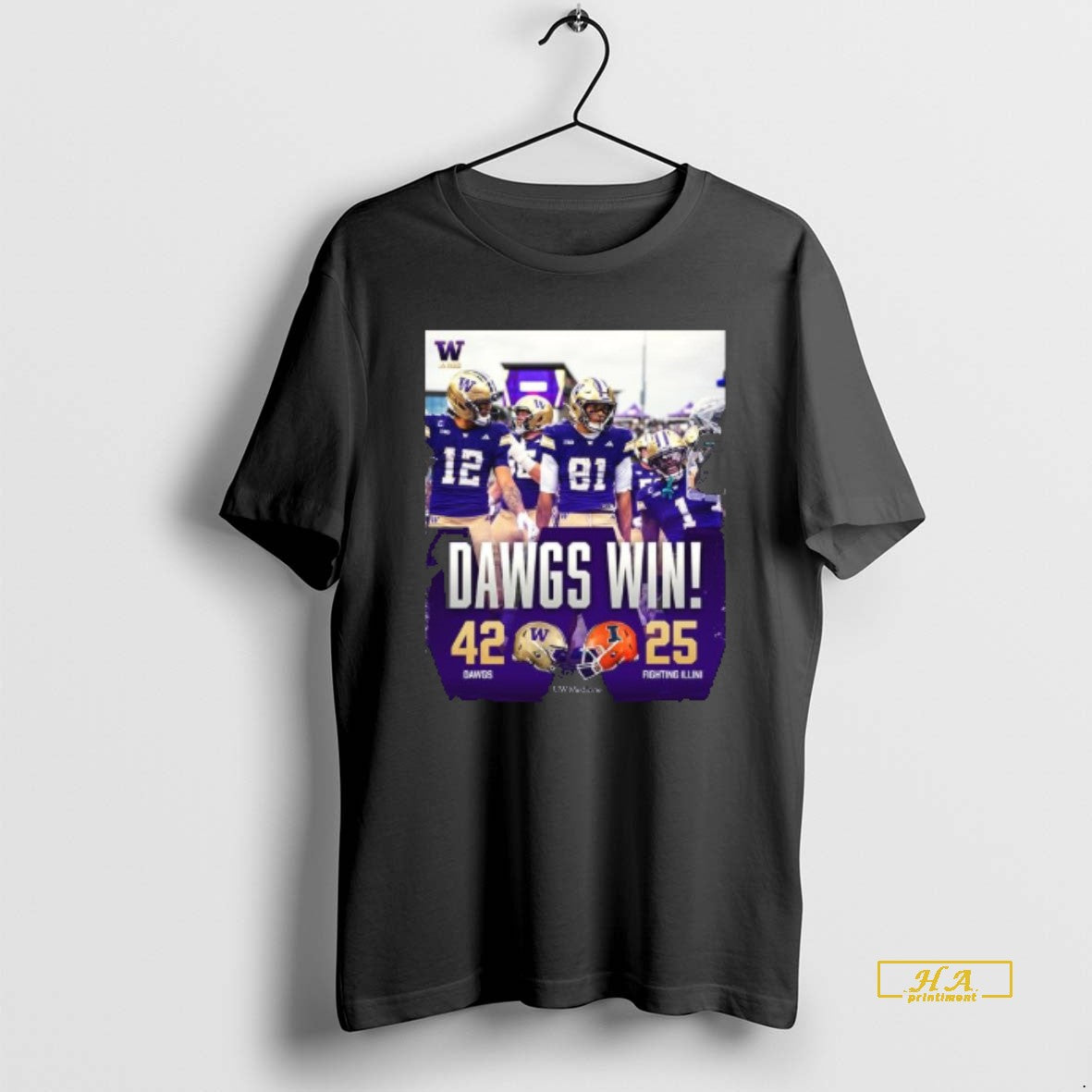 Official Washington Huskies Wins 42 25 Illinois 2025 Gameday Football