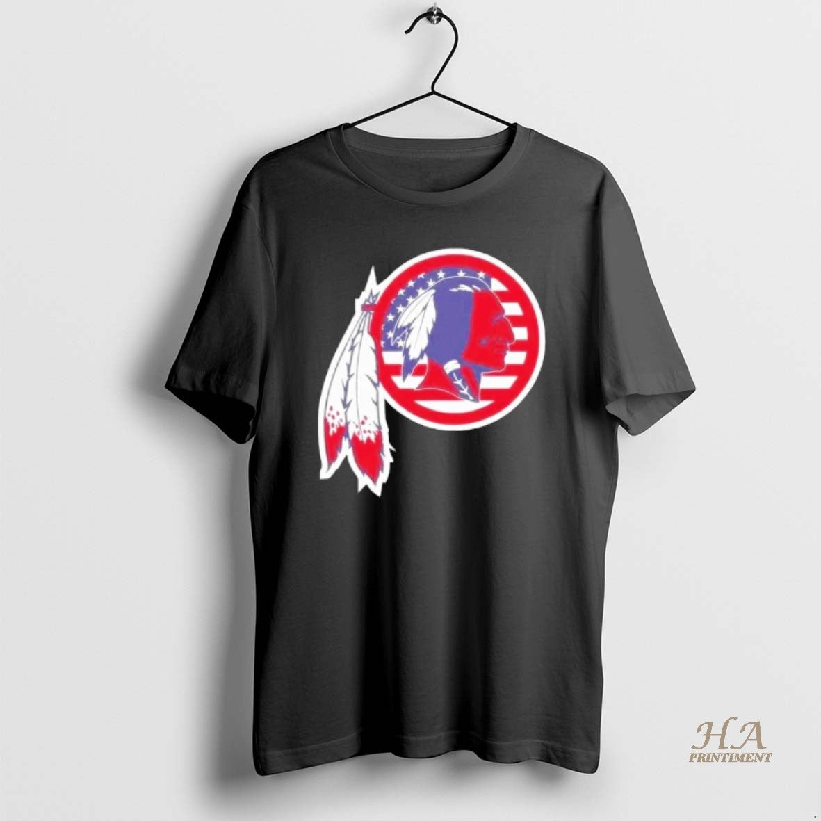 Official Washington Redskins American Flag Logo