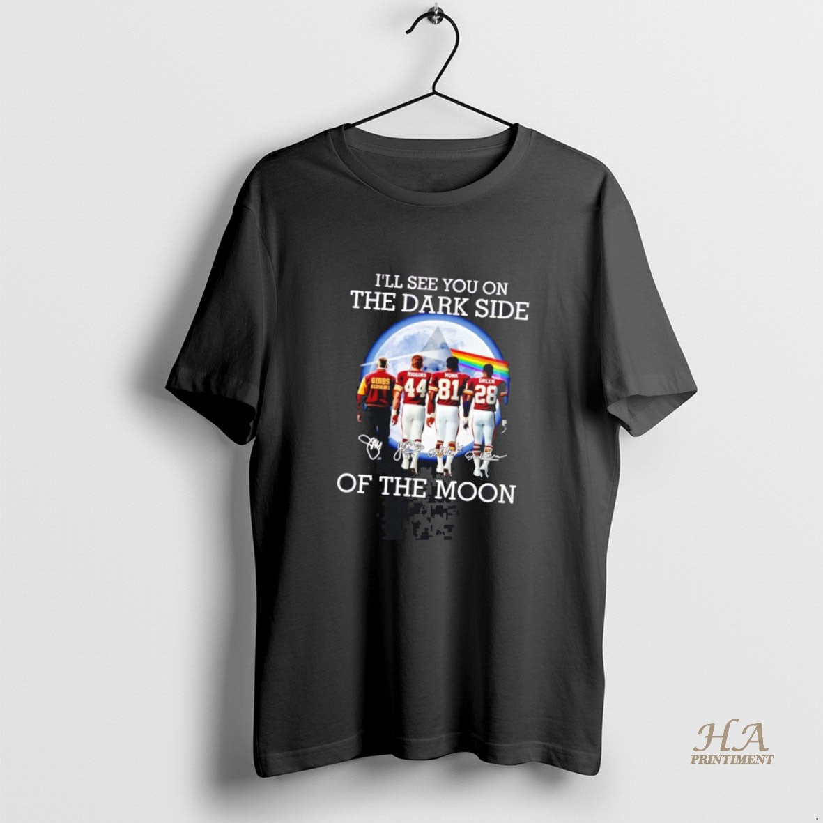 Official Washington Redskins Ill See You On The Dark Side Of The Moon