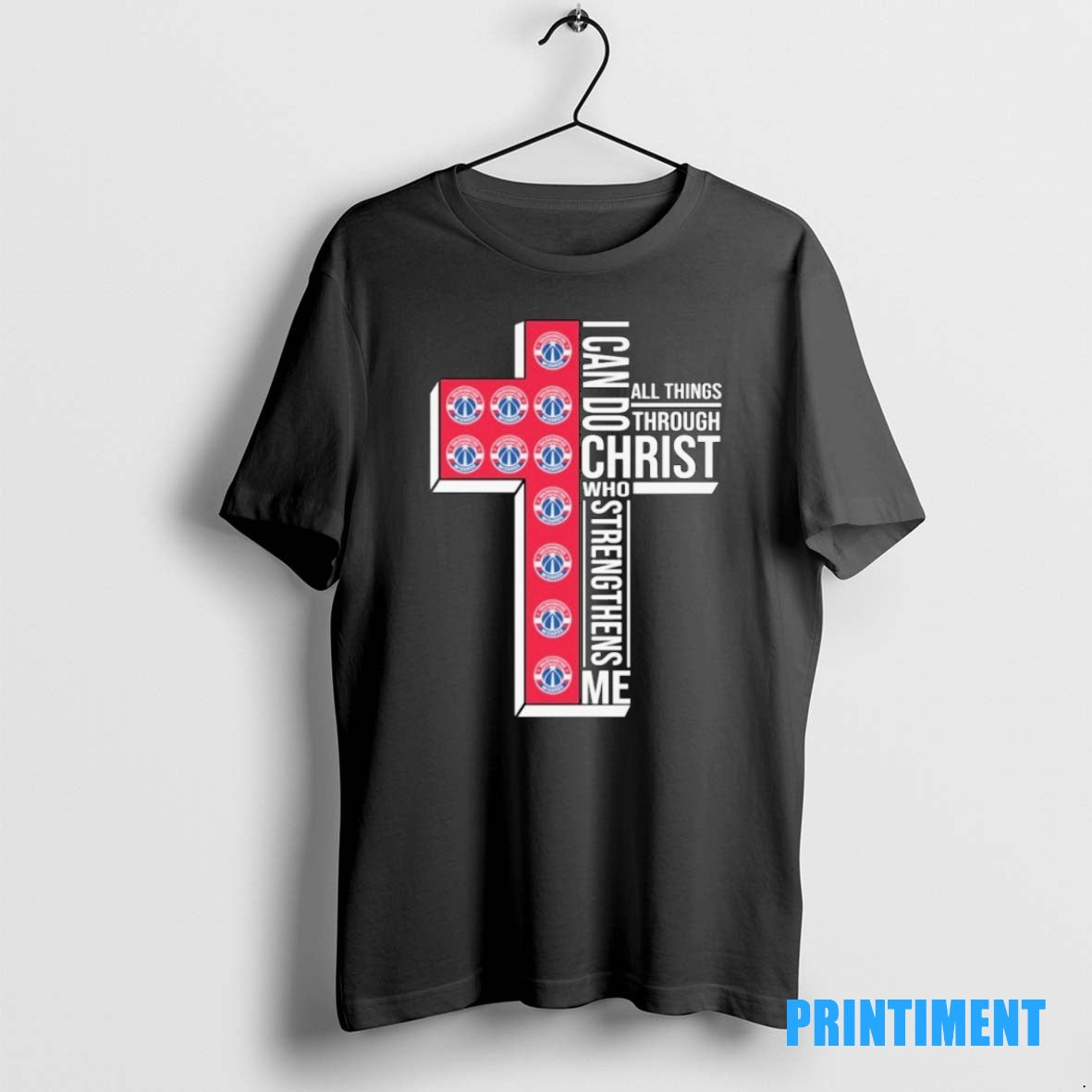 Official Washington Wizards I Can Do All Things Through Christ Who Strengthen Me Tee Sweater
