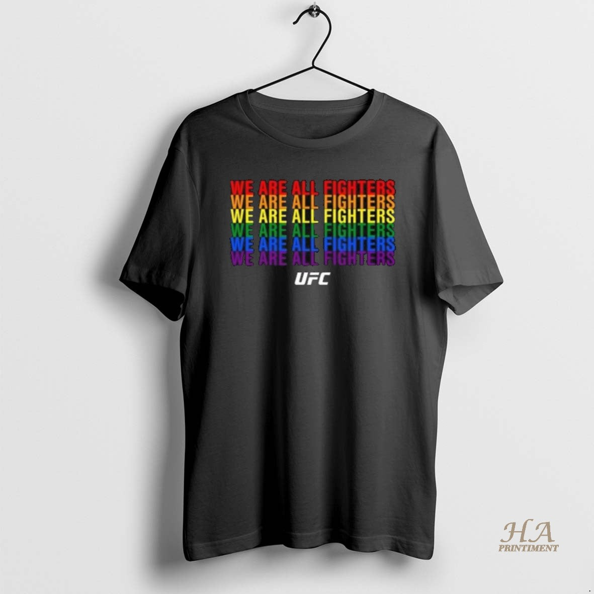Official We Are All Fighters Ufc Long Sleve