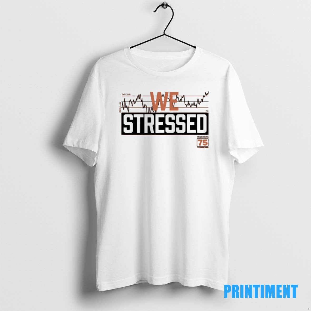 Official We Stressed Hood News 75 Tee Sweater