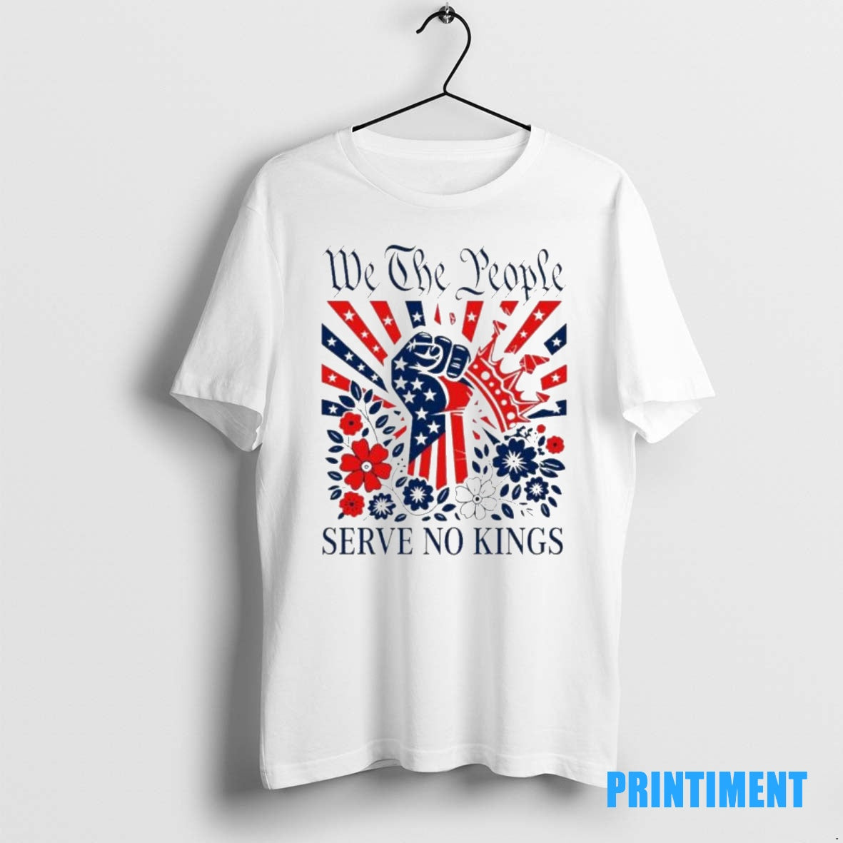 Official We The People Serve No Kings Tee Sweater