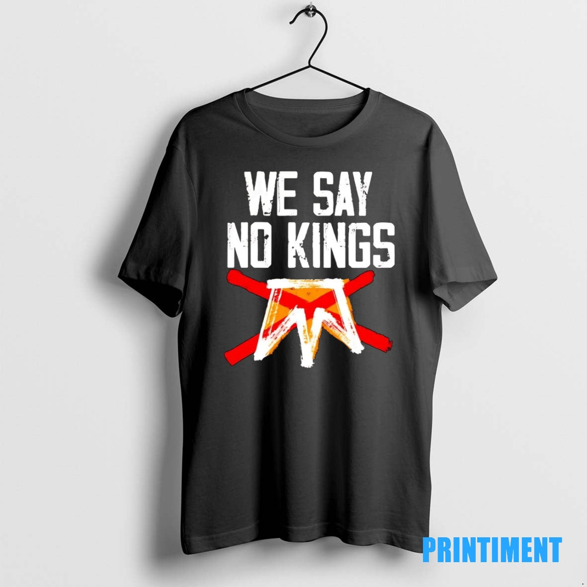 Official We Say No Kings Banned Crown Tee Sweater