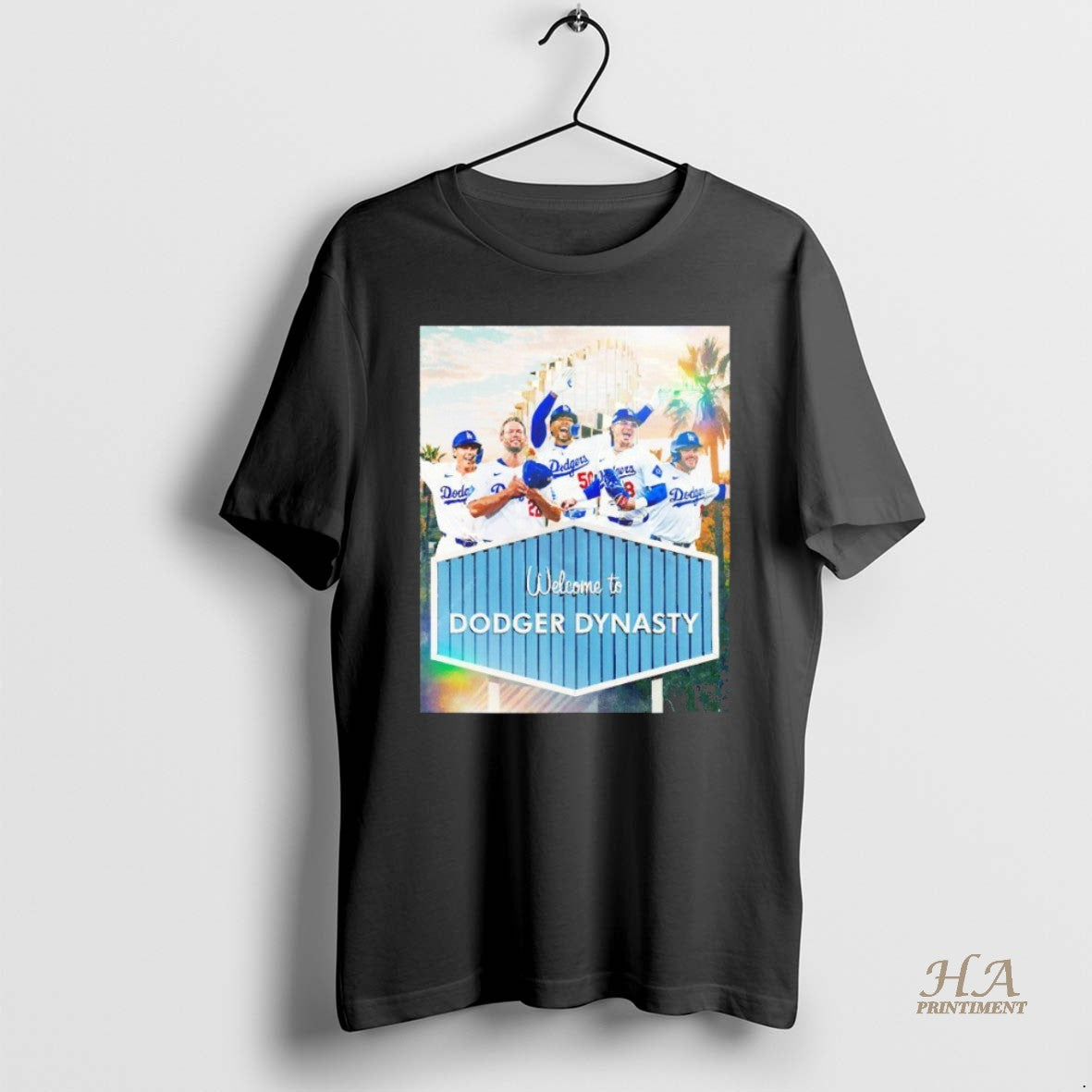 Official Welcome To Dodger Dynasty Los Angeles Dodgers World Series Blackshirt