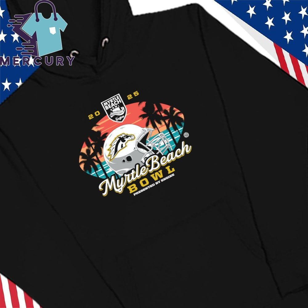Western Michigan Broncos 2025 Myrtle Beach Bowl Helmet Shirt