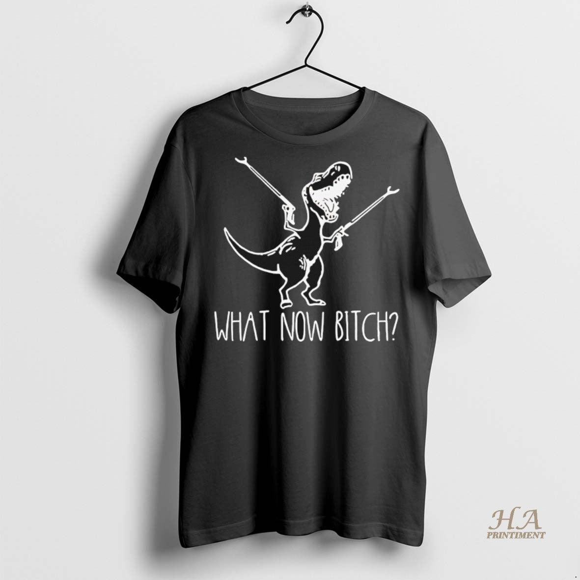 Official What Now Bitch T Rex Shirt