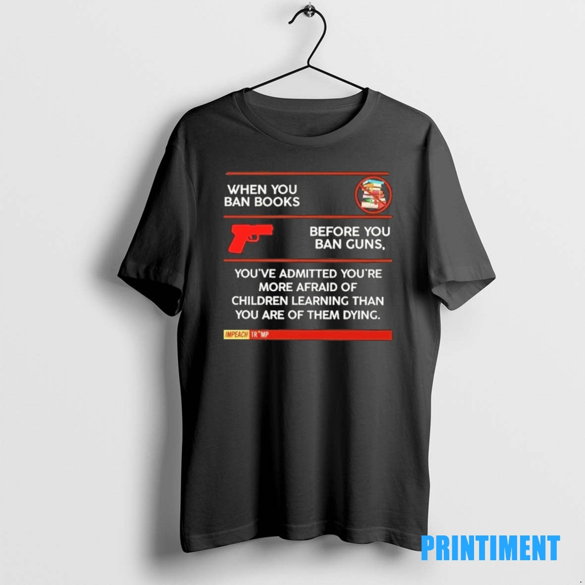 Official When You Ban Books Before You Ban Guns Tee Sweater