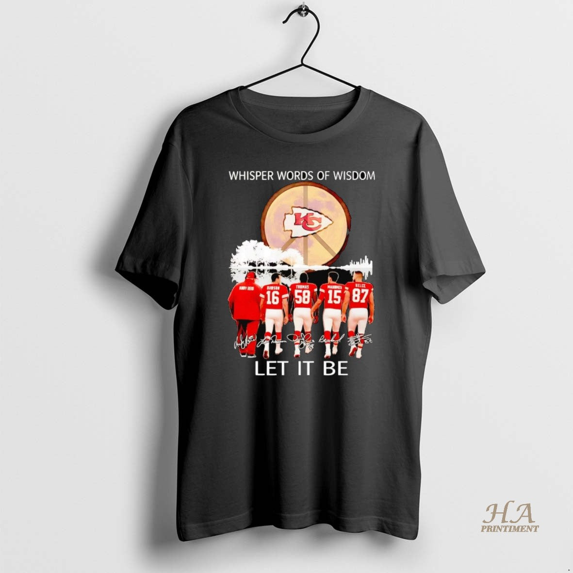 Official Whisper Words Of Wisdom Let It Be Kansas City Chiefs