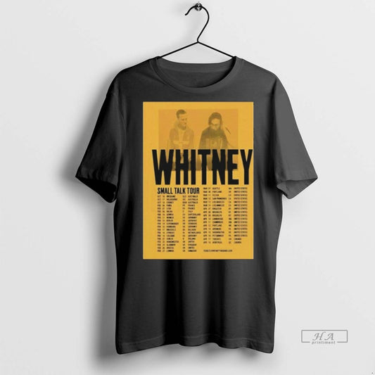 Official Whitney Small Talk Tour 2025 Dates Shirt
