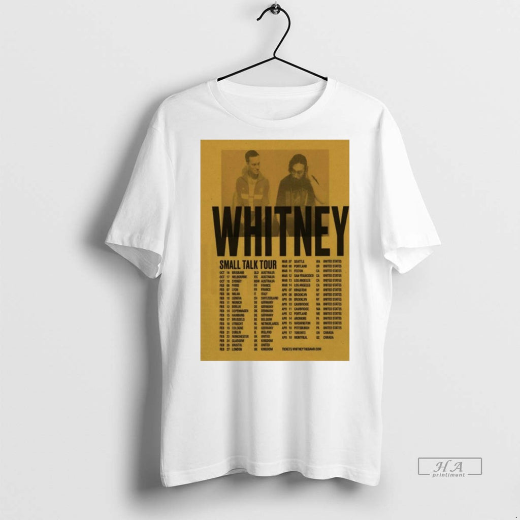 Official Whitney Small Talk Tour 25 Shirt