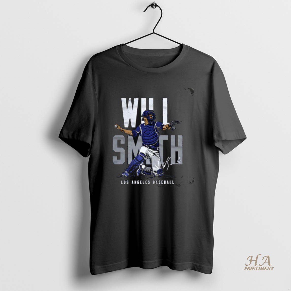 Official Will Smith Los Angeles Dodgers World Series Champions 2025 Name Blocks Signature
