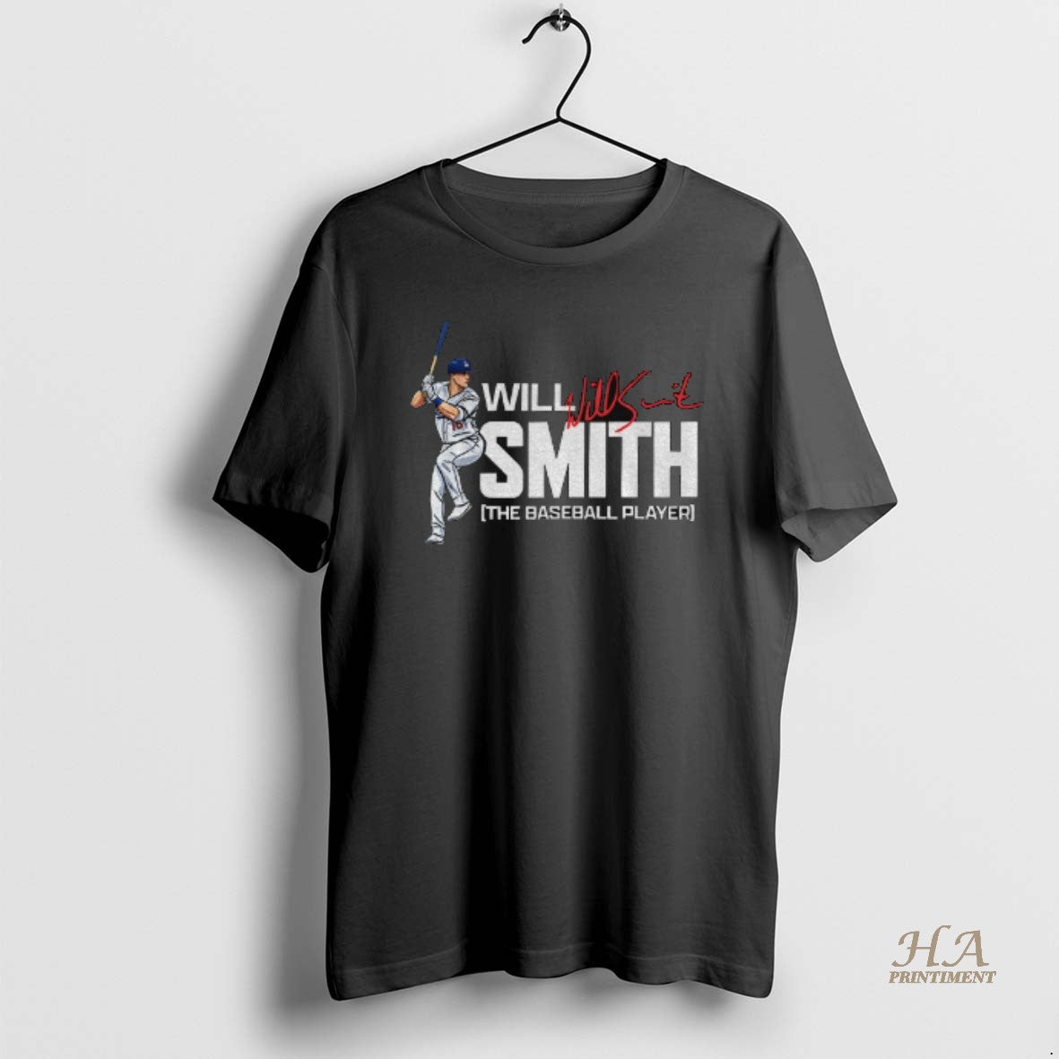 Official Will Smith Posing Los Angeles Dodgers Mlb The Baseball Player Signature