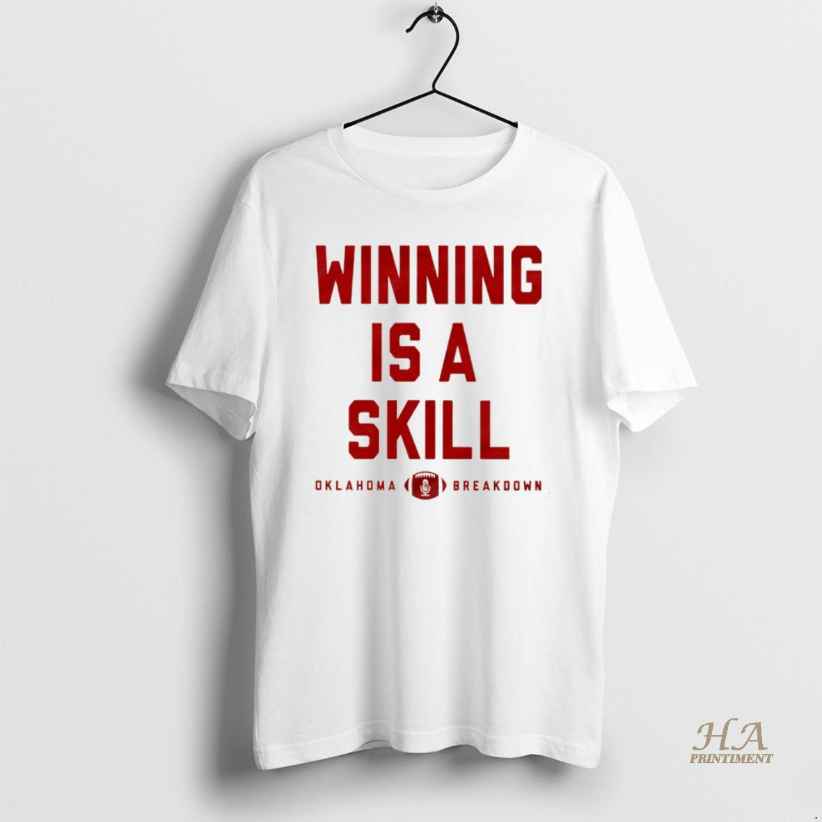 Official Winning Is A Skill Oklahoma Breakdown Football Christmas