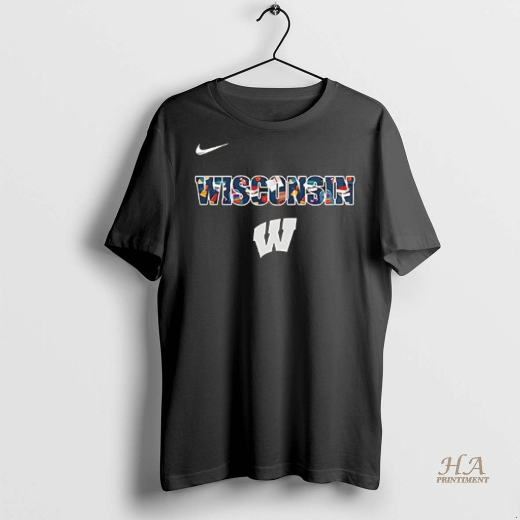 Official Wisconsin Badgers Teacher Teach Love Inspire Appreciation 2025 Shirt