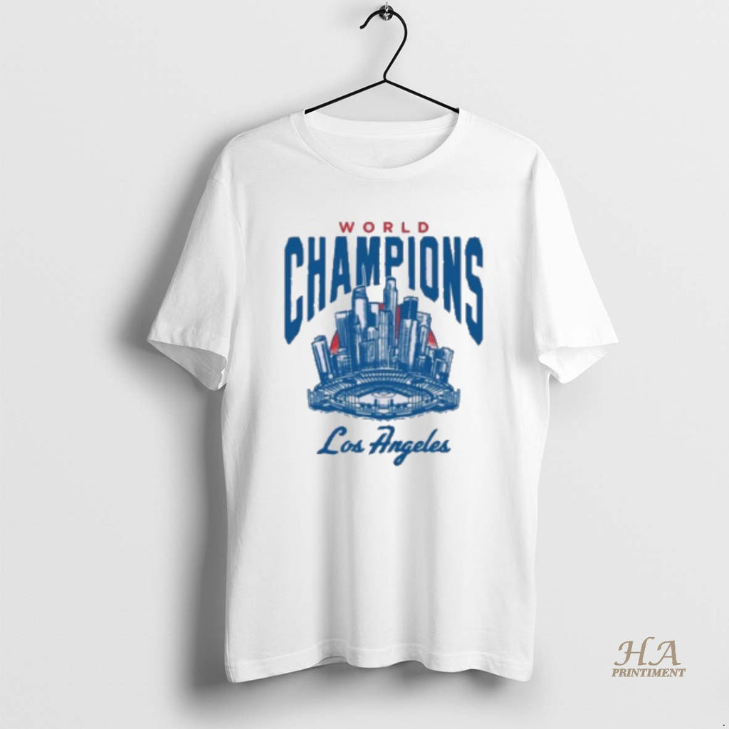 Official World Champions La Dodgers Skyline