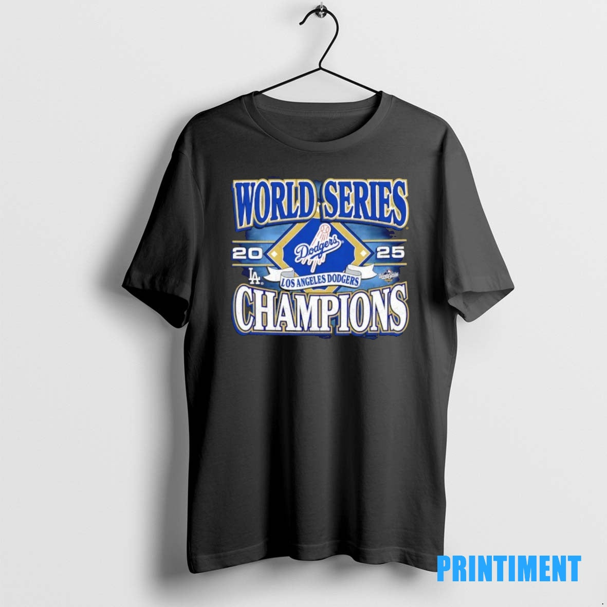 Official World Series Champions 2025 Los Angeles Dodgers Vintage Tee Sweater