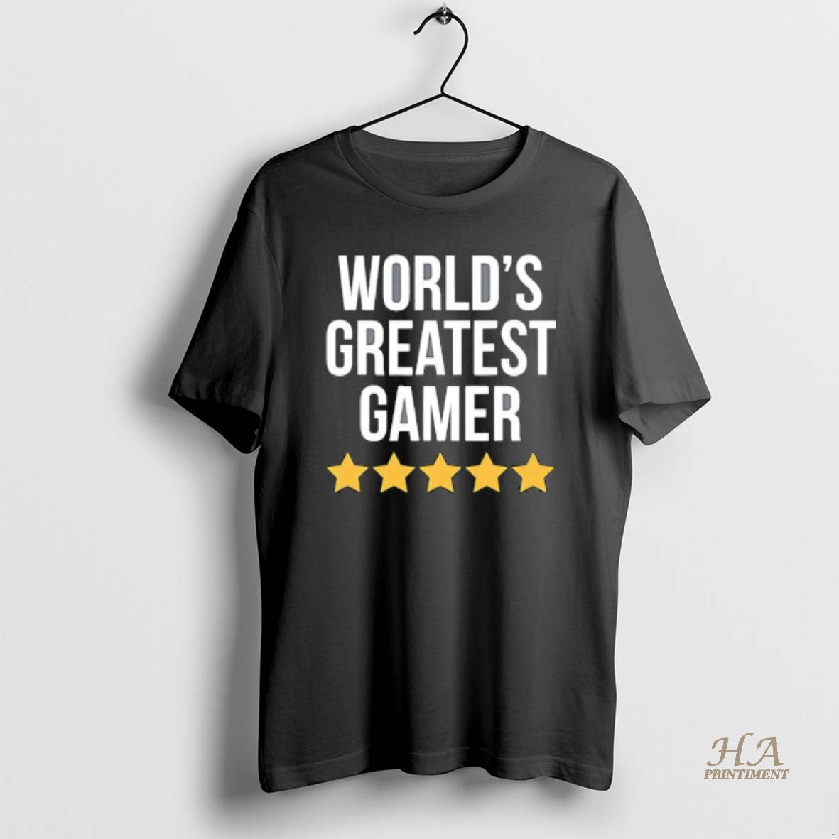 Official Worlds Greatest Gamer Black